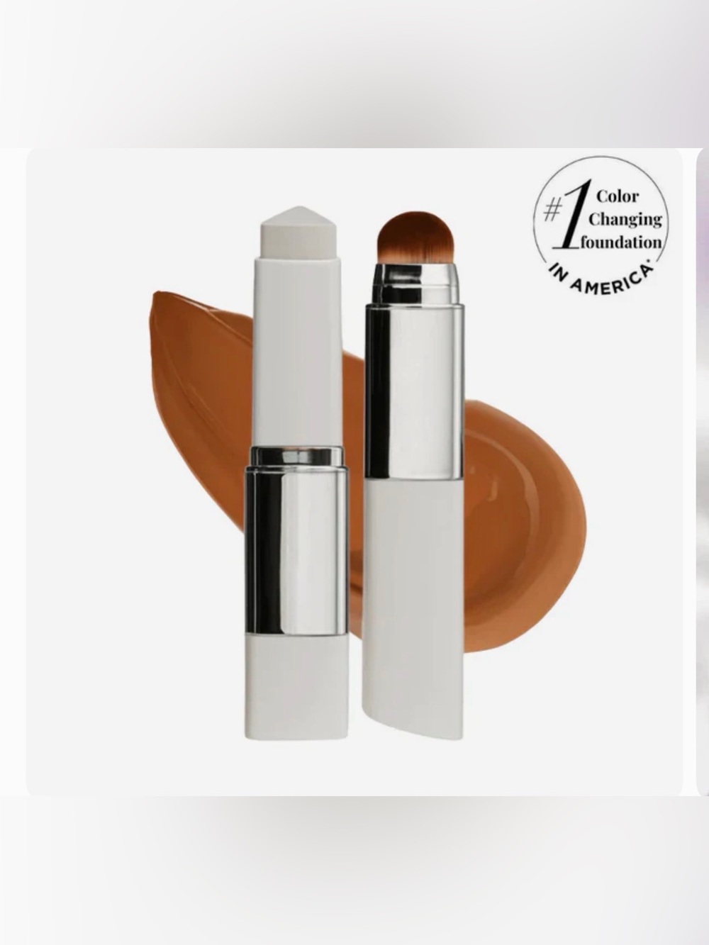 Marssirace Color-Adapting Foundation Stick in Warm Brown